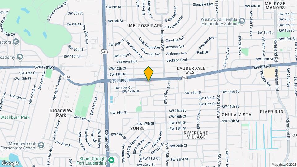 1275 SW 36th Ave Map and Location Details