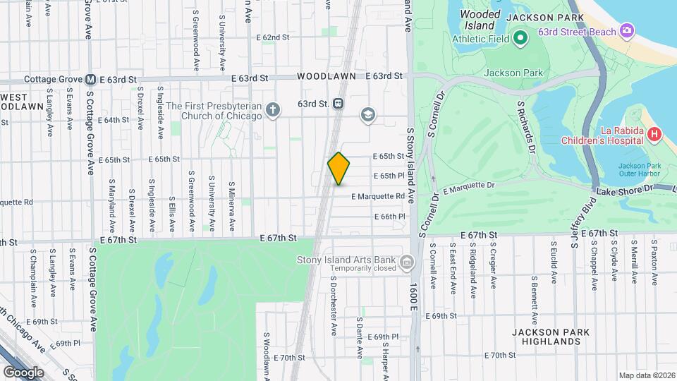 1412 E Marquette Rd, Unit Unit3 Mapa y Detalles de la Ubicación