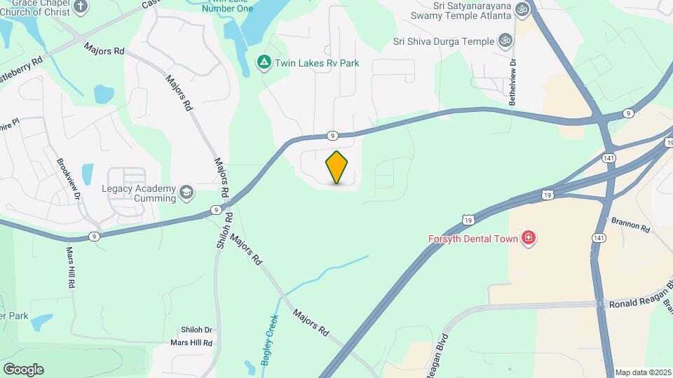 3104 Cross Creek Dr Map and Location Details