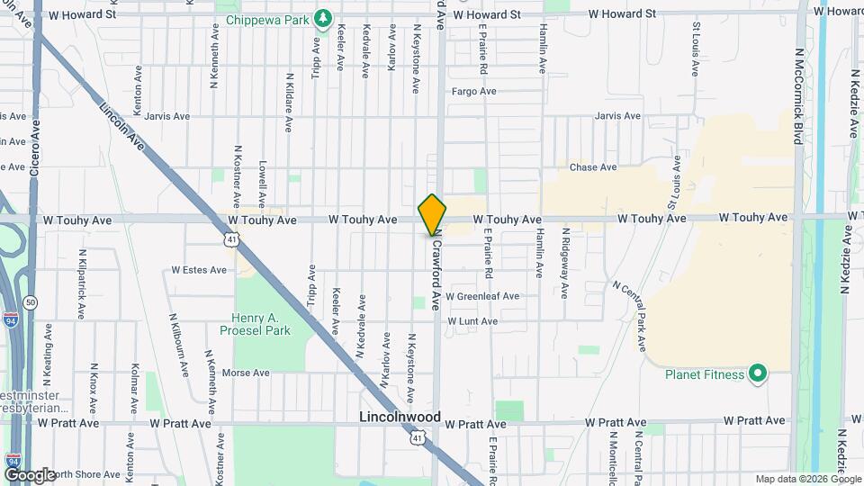 7150 N Crawford Ave Map and Location Details