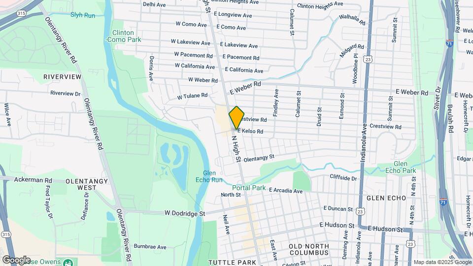 2910 N High St Mapa y Detalles de la Ubicación
