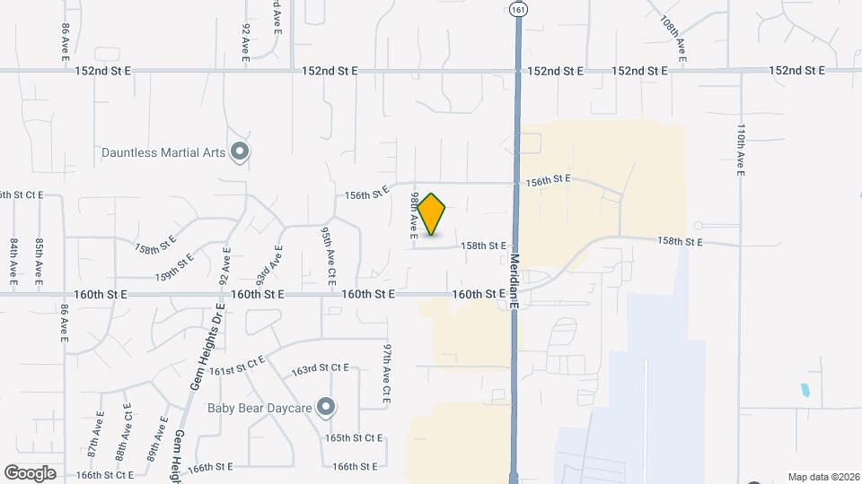 9827 158th St E, Unit 2 Map and Location Details