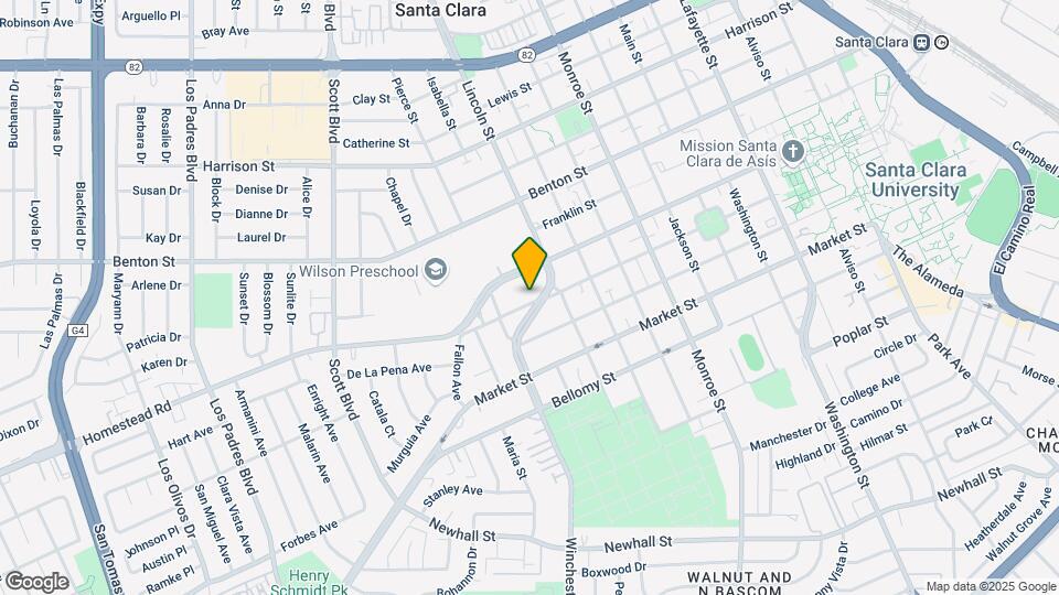 1695 Lexington St Map and Location Details