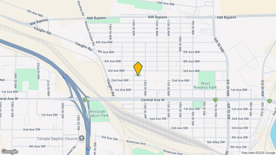 1319 2nd Ave NW Map and Location Details