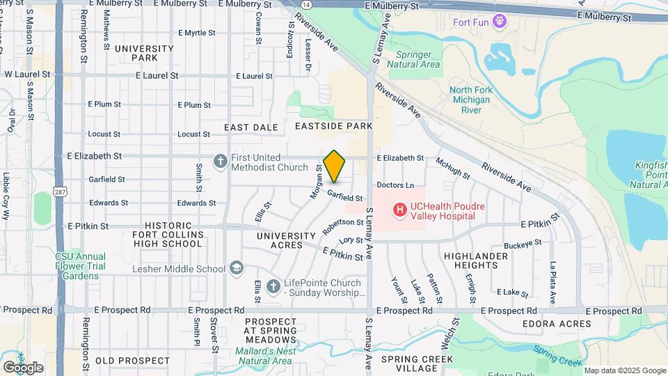 1020-1028 Garfield St Map and Location Details