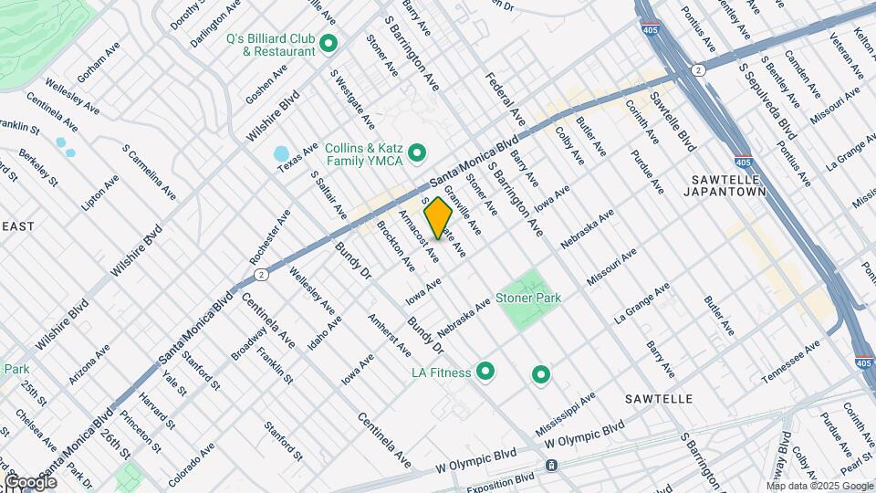 1610 Armacost Ave Map and Location Details