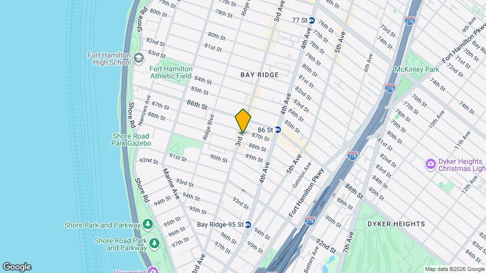 8709 3rd Ave Map and Location Details