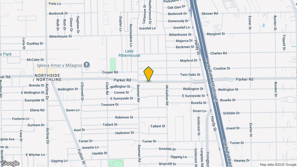 416 Parker Rd-Unit -A Map and Location Details