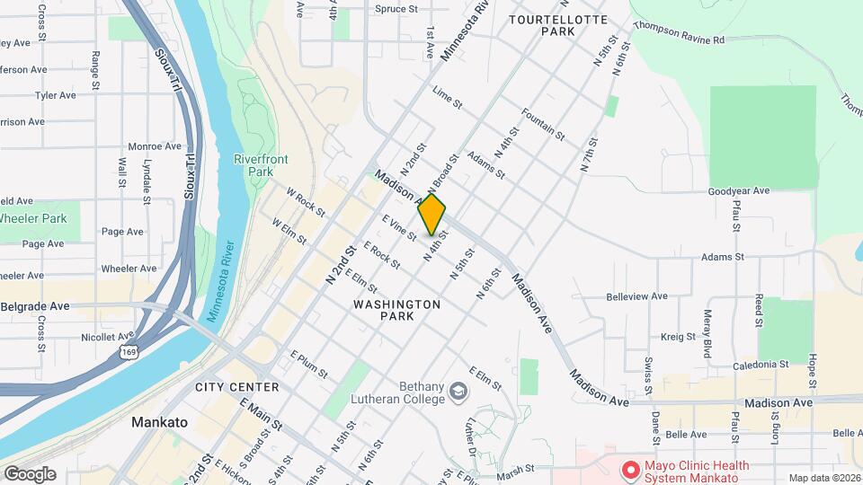 326 E Vine St Map and Location Details