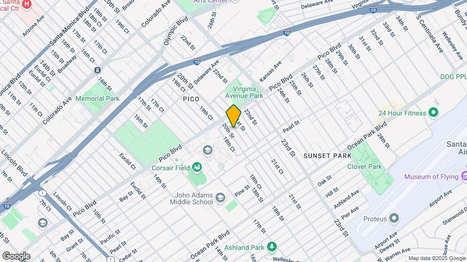 2137 20th St Map and Location Details