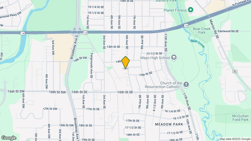 4-Plex Unit in SE Rochester Map and Location Details