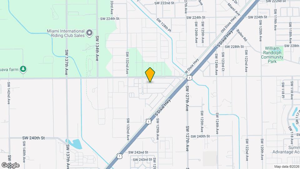 12964 SW 232nd Ln Mapa y Detalles de la Ubicación