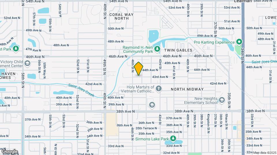 4534 43rd Ave N Map and Location Details