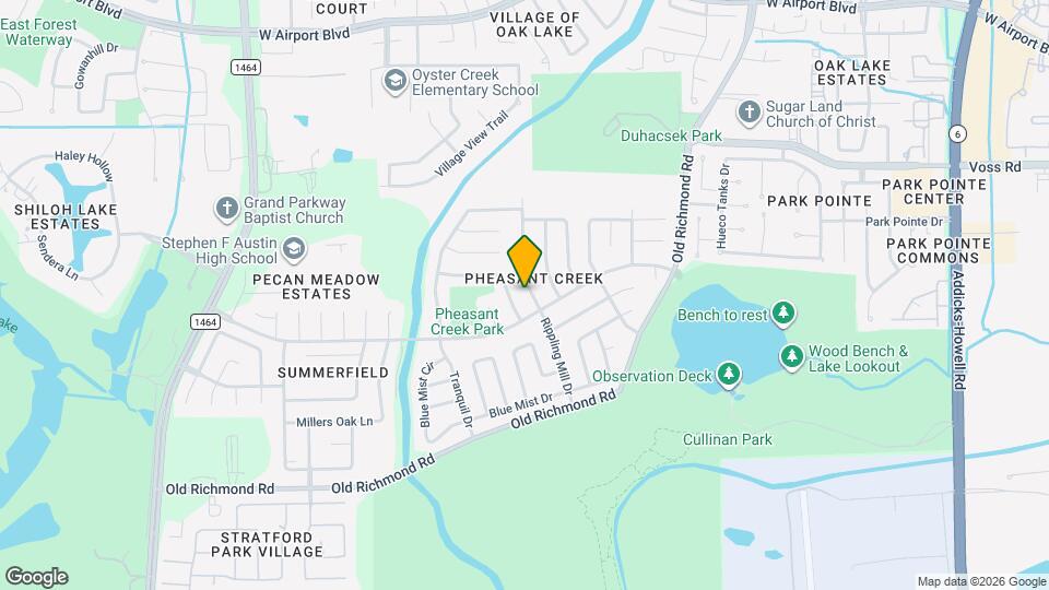 16826 Rippling Mill Dr Map and Location Details