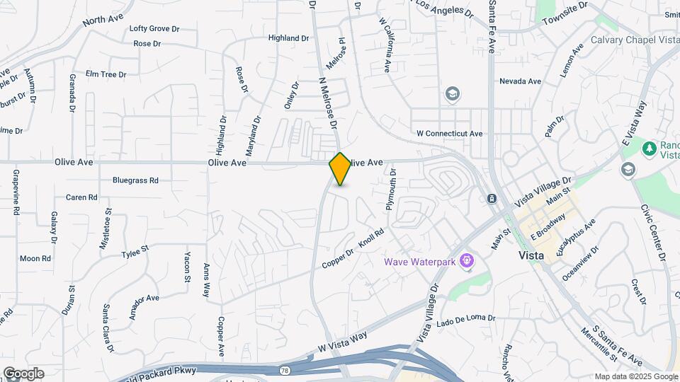 395 N Melrose Dr Map and Location Details