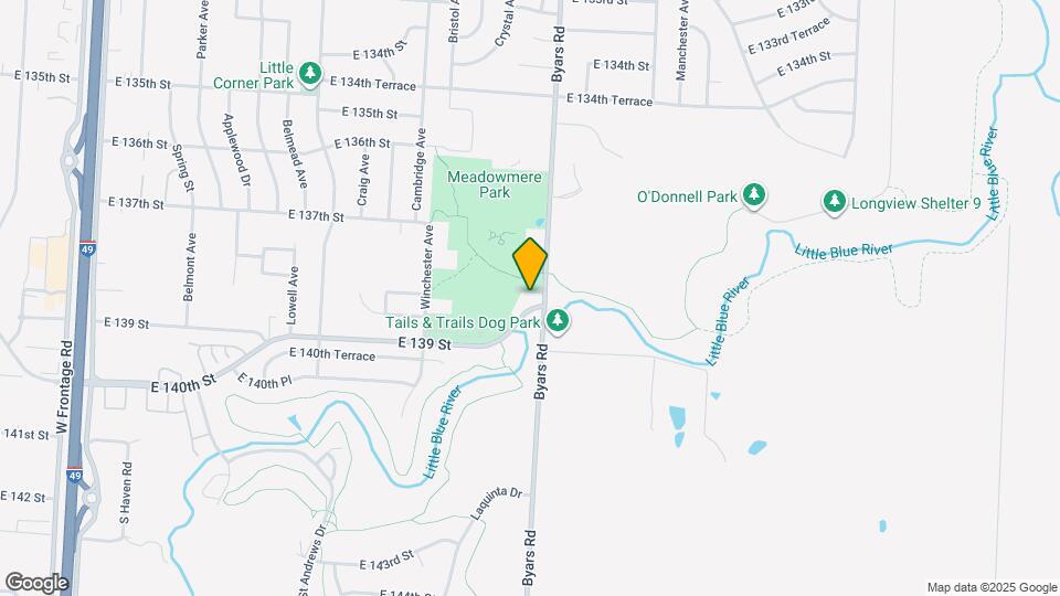 13810 Byars Rd Map and Location Details