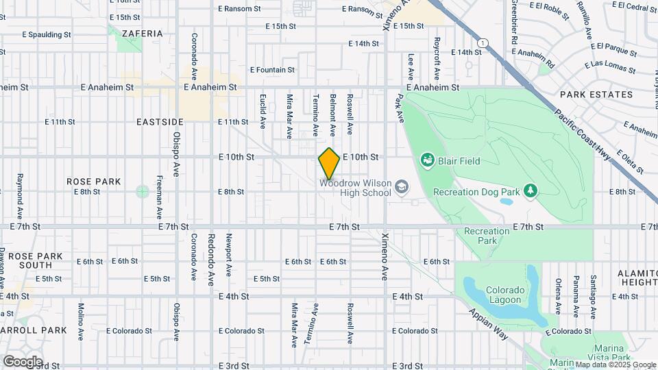 815 Belmont Ave Map and Location Details