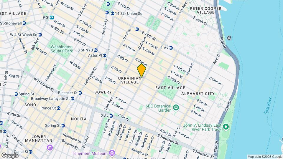 117 1st Ave. Mapa y Detalles de la Ubicación