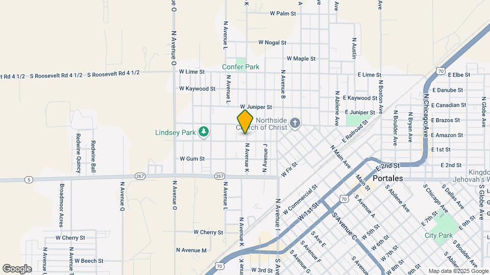 905 N Avenue K Map and Location Details