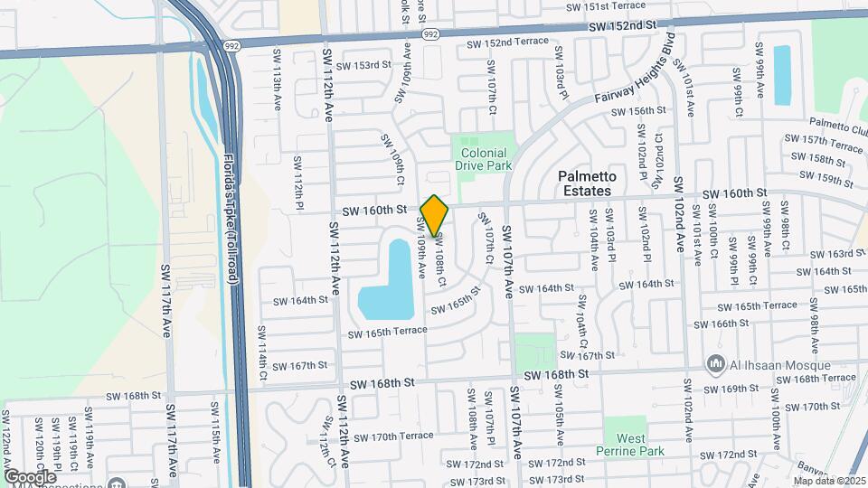 16130 SW 108th Ct Map and Location Details