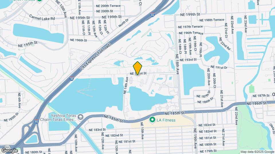 1450 NE 191st St, Unit 6 Horizons Condo Map and Location Details