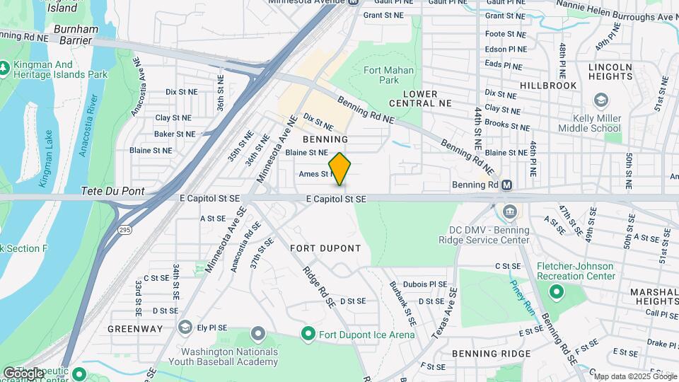 3976 East Capitol Street Northeast Mapa y Detalles de la Ubicación