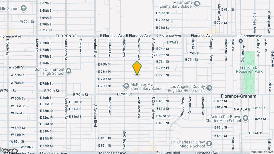 855 E 77th St Mapa y Detalles de la Ubicación