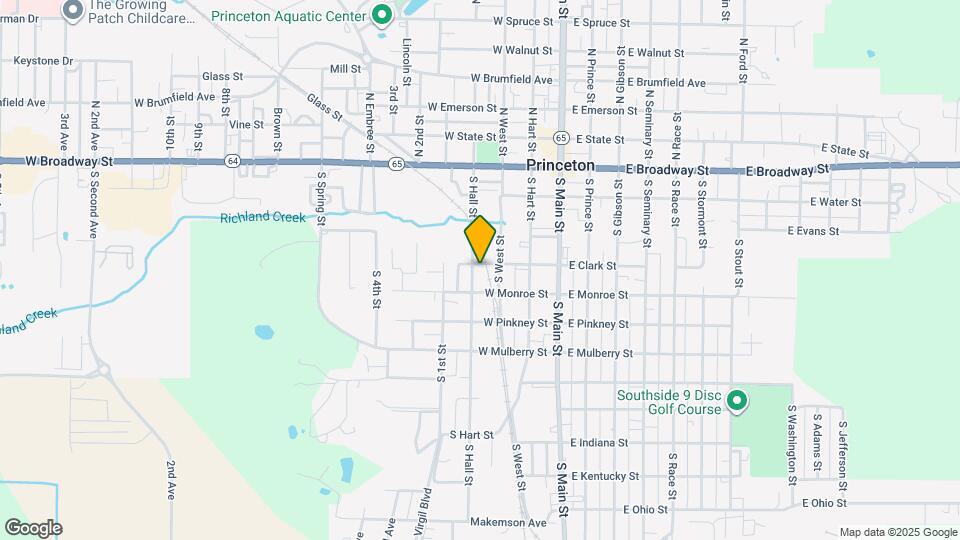 402 S Hall St Map and Location Details