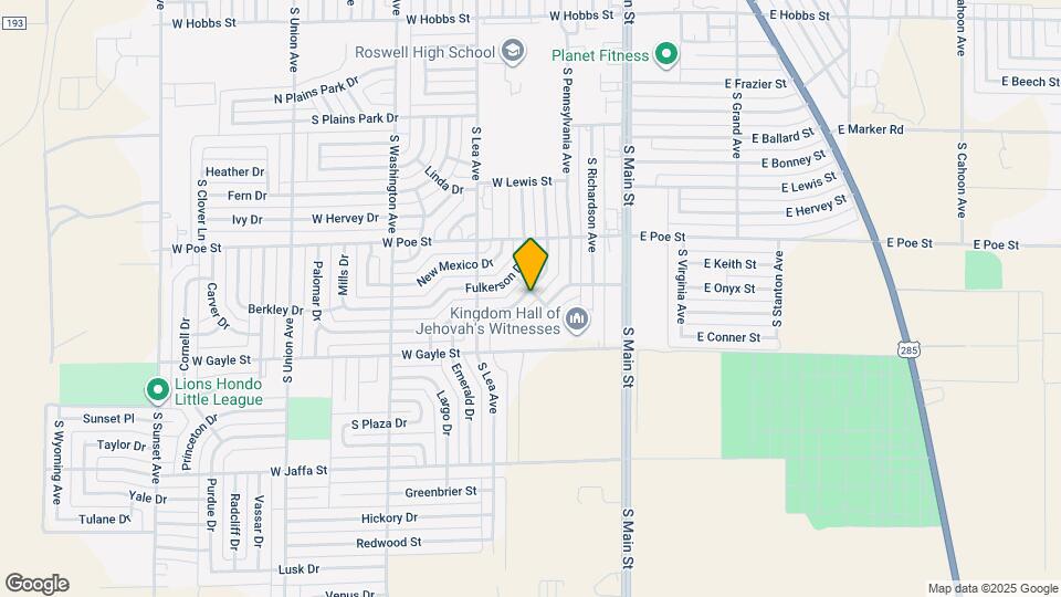 2201 Barnett Dr Map and Location Details