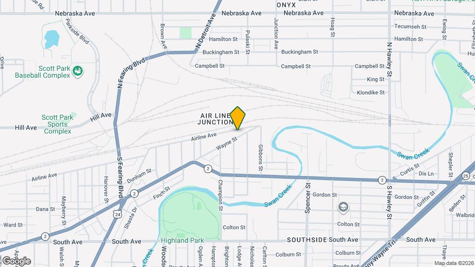 1547 Airline Ave Map and Location Details