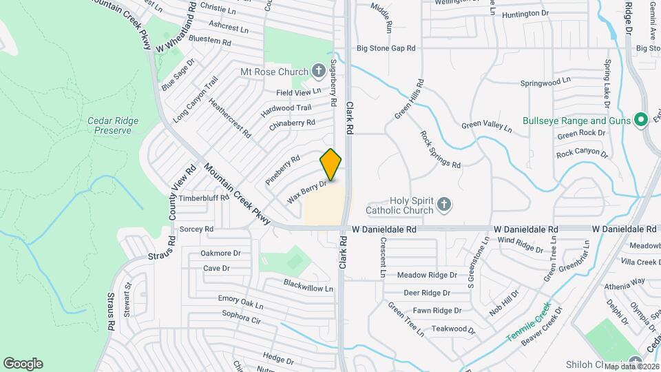 7002 Wax Berry Dr Map and Location Details