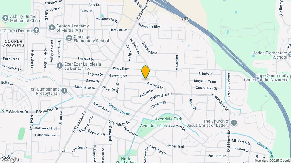 1433 Pickwick Ln Map and Location Details