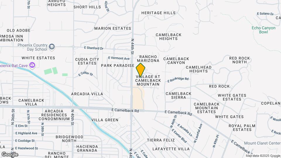 4434 E Camelback Rd Map and Location Details