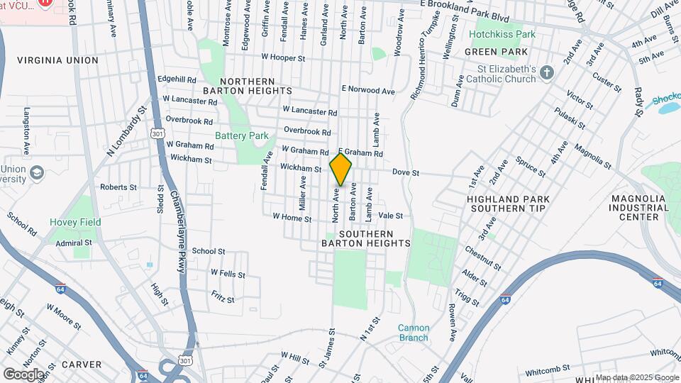 2107 North Ave Map and Location Details