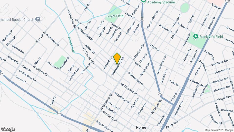 419 W Bloomfield St Map and Location Details