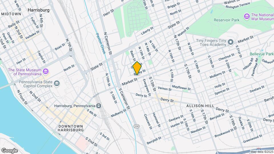 1220 Market St, Unit 2 Map and Location Details