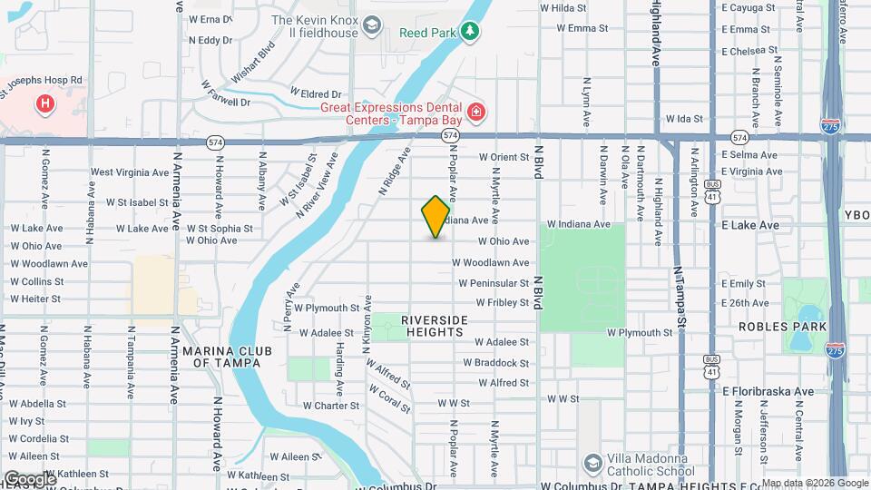 908 W Ohio Ave Map and Location Details