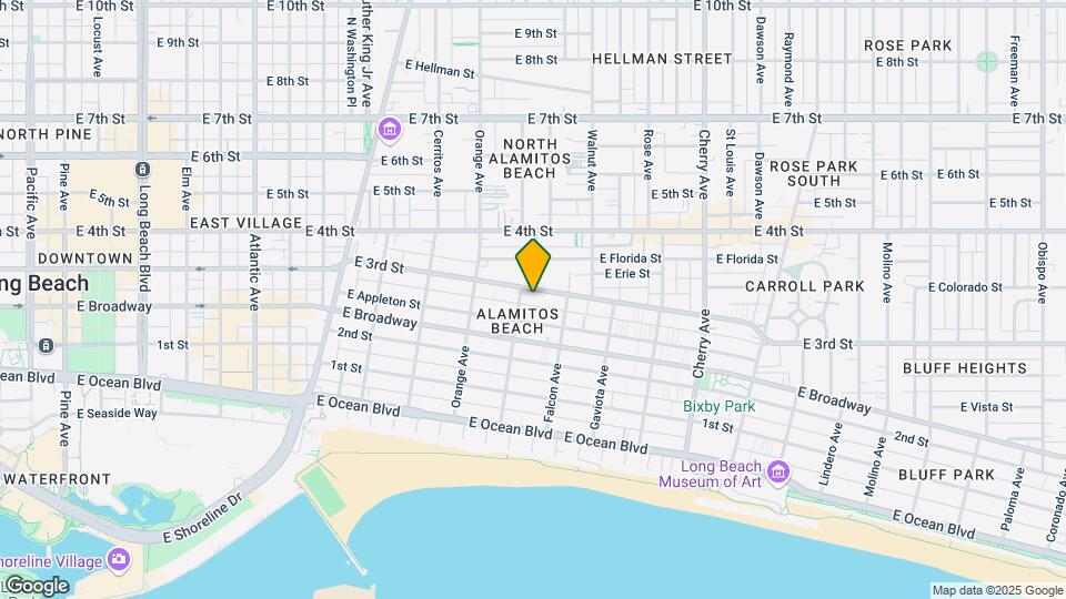 1316-1322 E 3rd St Mapa y Detalles de la Ubicación