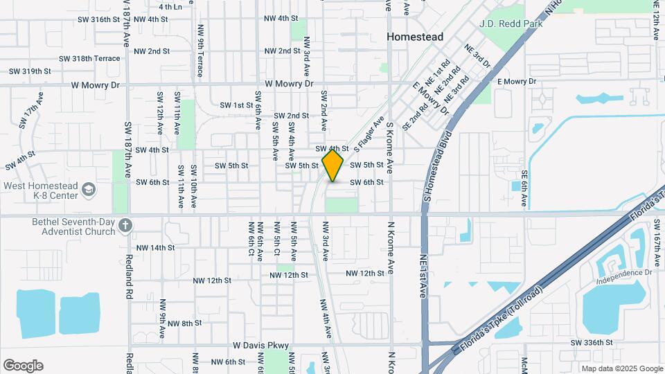 601 S Flagler Ave Map and Location Details
