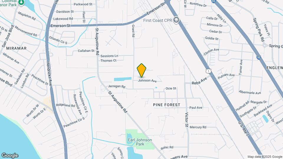 2335 Johnson Ave Map and Location Details