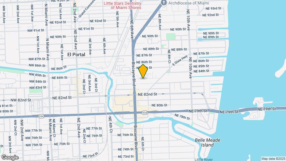 658-660 NE 83rd Ter Map and Location Details