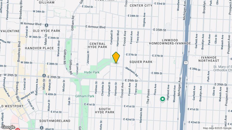 3744 Harrison Blvd Map and Location Details