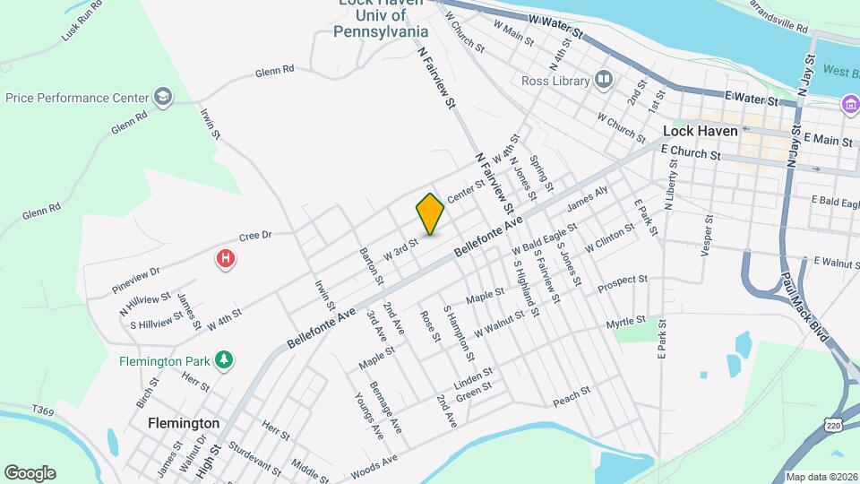 728 W 3rd St Mapa y Detalles de la Ubicación