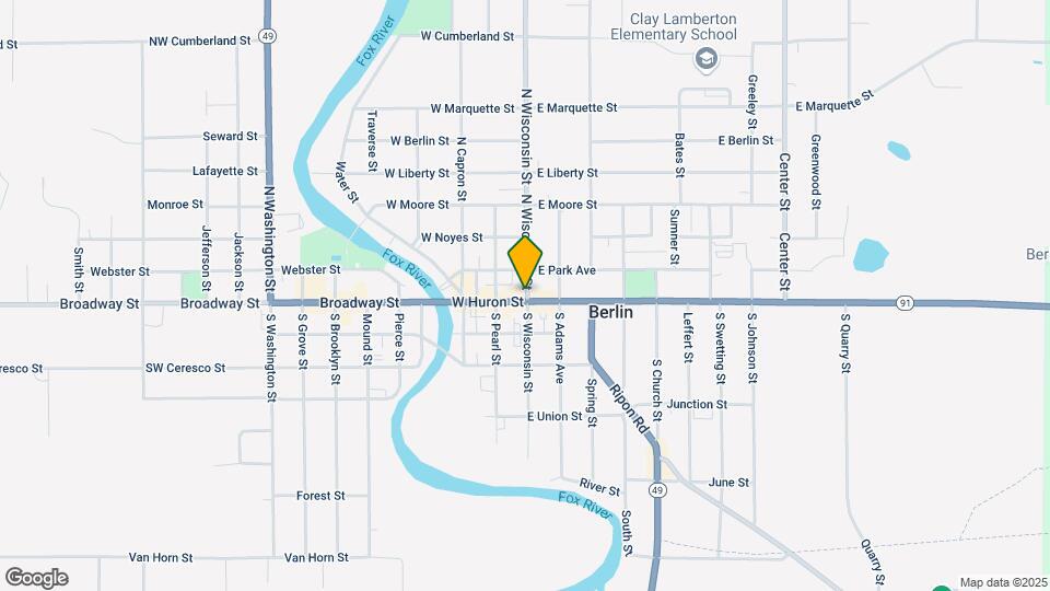 103 N Wisconsin St Map and Location Details
