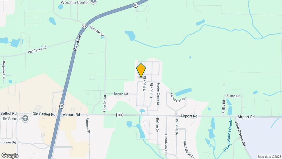 3124 Border Creek Dr Map and Location Details