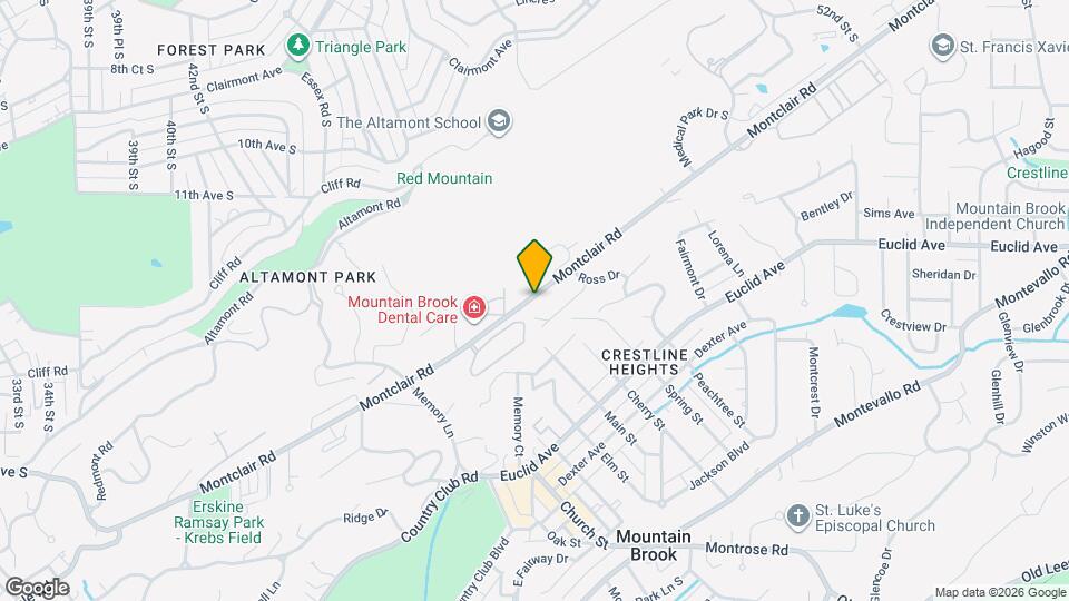 3959 Montclair Rd Map and Location Details