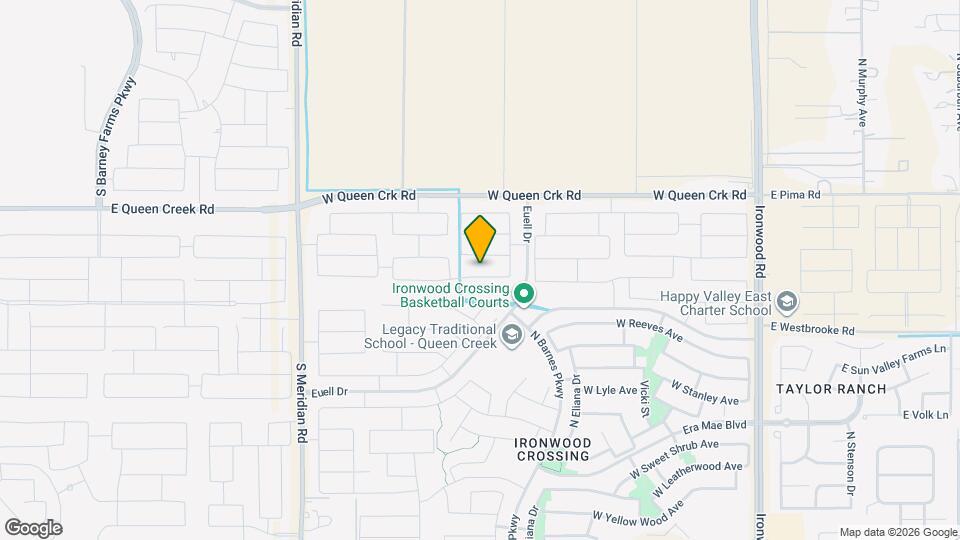 884 W Whistling Thorn Ave Map and Location Details