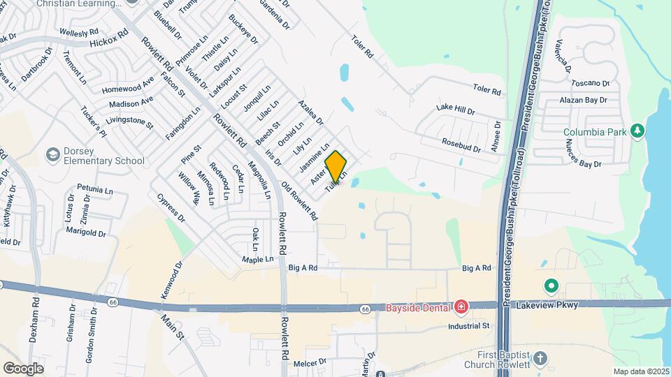 3416 Tulip Ln Map and Location Details