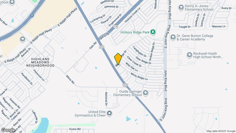 1507 Walnut Ridge Dr Map and Location Details