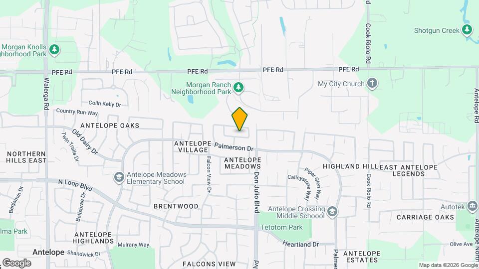 8652 Meandering Way Map and Location Details